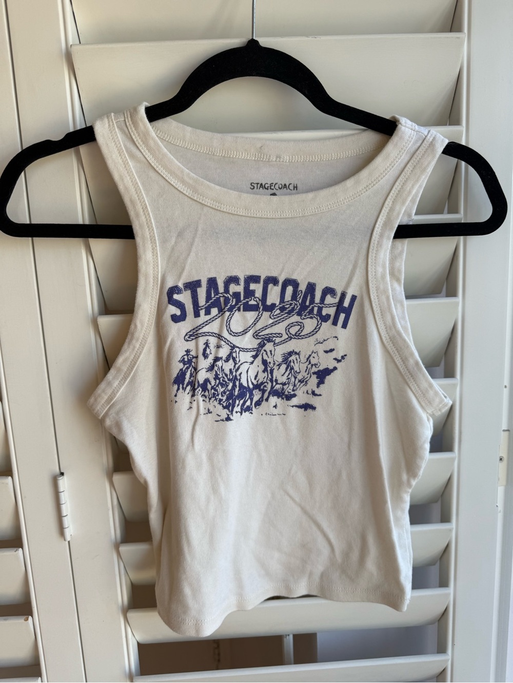 StageCoach 2025 White Tank Top